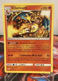 Charizard 14/181 Team Up | Non Holo Rare | Pokemon | MP - Image 1