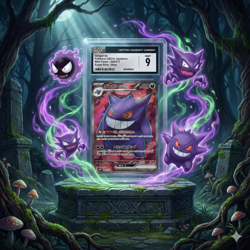2024 Pokemon Japanese Wild Force Gengar ex SR Full Art #088 CGC 9 MINT - Image 1