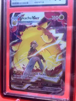 🔥 Pokemon TCG - Pikachu Vmax TG17/TG30 - Lost Origins - CGC 10 w/ Hard Case ⁉ - Image 2