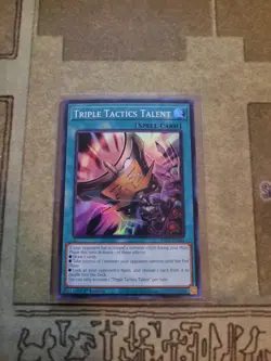YUGIOH TRIPLE TACTICS TALENT RA01-EN063 SUPER 1ST ED NM - Image 1