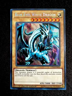 🔥 YUGIOH • BLUE-EYES WHITE DRAGON • CT14-EN002 • SECRET RARE • LIMITED • VLP 🔥 - Image 1