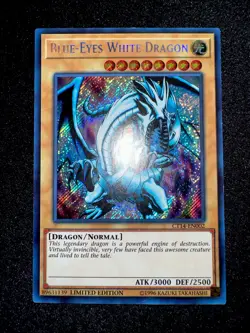 🔥 YUGIOH • BLUE-EYES WHITE DRAGON • CT14-EN002 • SECRET RARE • LIMITED • VLP 🔥 - Image 4