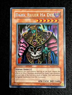 🔥 YUGIOH • DARK RULER HA DES • MC1-EN006 • SECRET RARE • LIMITED • VLP 🔥 - Image 1