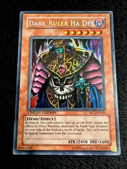 🔥 YUGIOH • DARK RULER HA DES • MC1-EN006 • SECRET RARE • LIMITED • VLP 🔥 - Image 2