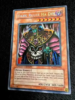 🔥 YUGIOH • DARK RULER HA DES • MC1-EN006 • SECRET RARE • LIMITED • VLP 🔥 - Image 3