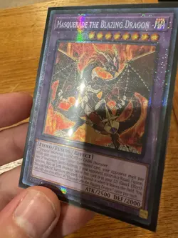 Yugioh - Masquerade The Blazing Dragon Collectors Rare RA02-EN022, NM, 1st Ed - Image 2