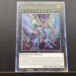 Yugioh Galaxy-Eyes Cipher Blade Dragon GFTP-EN059 Ultra Rare 1st Ed NM - Image 2