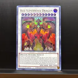 🔥YUGIOH • RED SUPERNOVA DRAGON • ULTRA RARE • GFTP-EN045 • 1st EDITION • NM🔥 - Image 1