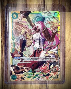 Jewelry Bonney 118 OP12-118 English SEC Legacy Master One Piece Card Game - Image 1