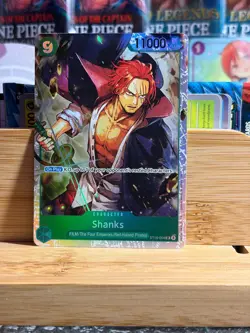 SHANKS 004 SD16: GREEN Uta Super Rare One Piece Card Game NM - Image 1