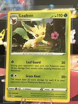 Leafeon - SWSH191 - Pokemon Sword & Shield Promo Ultra Rare Holo Card NM - Image 1