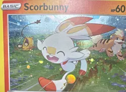 Pokemon Scorbunny (Cosmos Holo) SWSH244 SWSH: Sword & Shield Promo Card Swirl - Image 3