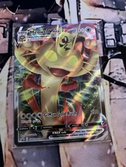 Meowth VMAX SWSH005 SWSH: Sword & Shield Promo Cards Holo - Image 1