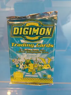 1999 Digimon Trading Booster Card Pack Animated Series Edition - Image 1