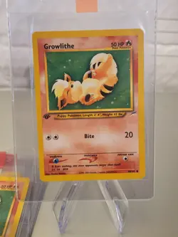4, Original 1st First Edition Growlithe Pokemon Cards 68/105 - Image 2