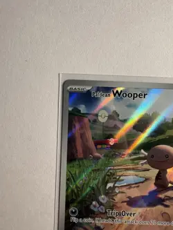 Pokemon 2025 ME02: Phantasmal Flames Card #102 Paldean Wooper Illustration Rare - Image 5