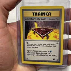 CINNABAR CITY GYM - 113/132 - Gym Challenge - Pokemon Card - NM/MT Uncommon WOTC - Image 1