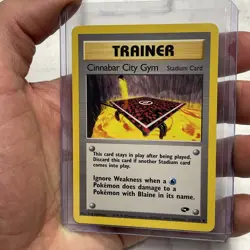 CINNABAR CITY GYM - 113/132 - Gym Challenge - Pokemon Card - NM/MT Uncommon WOTC - Image 2