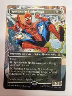 Spectacular Spider-Man (Borderless) Marvel's Spider-Man #14 Rare - Image 1