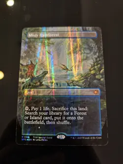 Magic The Gathering - Misty Rainforest -Tarkir Dragonstorm Special Guest - Image 1