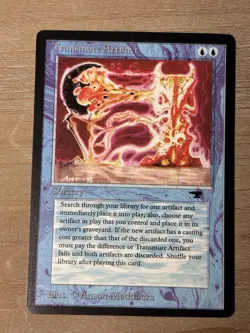 Magic: The Gathering Transmute Artifact Sorcery Regular Blue - Image 1