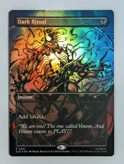 Dark Ritual 2001 Rainbow FOIL | NM FOIL | SLD Venom Secret Lair Drop Magic MTG - Image 1