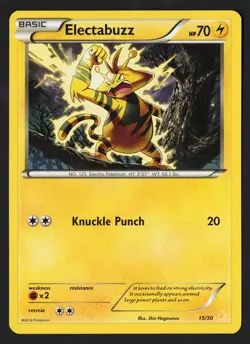 Electabuzz 15/30 XY Trainer Kit 2016 - Pokemon TCG - Image 1