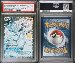 PSA 10 Reshiram 113/114 Celebrations Classic Collection Pokemon 2021 - Image 3