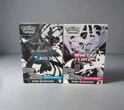 Pokemon TCG Black Bolt and White Flare Booster Bundle Set of 2 New/Sealed - Image 1