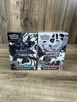 Pokemon TCG Black Bolt and White Flare Booster Bundle Set of 2 New Sealed - Image 1