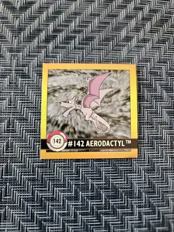 Pokemon 1999 Artbox Series 1 Stickers Aerodactyl original Fossil rare piece - Image 1