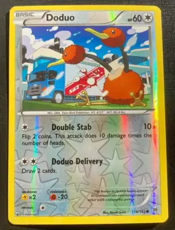 Doduo 116/162 Pokemon Breakthrough Reverse Holo Common TCG LP - Image 1