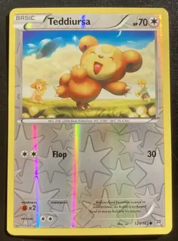 Teddiursa 121/162 Pokemon Breakthrough Reverse Holo Uncommon TCG LP - Image 1