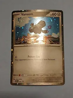 GALAXY SWIRL Pokemon Scarlet & Violet Varoom SVP 026 Cosmos Black Star Promo - Image 4