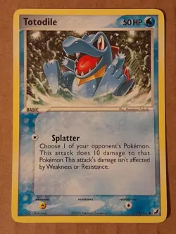 Pokemon Totodile 78/115 ex Unseen Forces NM-MT See Pictures - Image 1