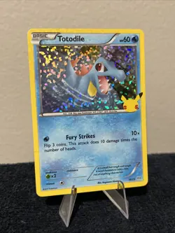 Pokemon TCG Totodile Reverse Holo 18/25 McDonalds 25th Anniversary Promo - Image 2