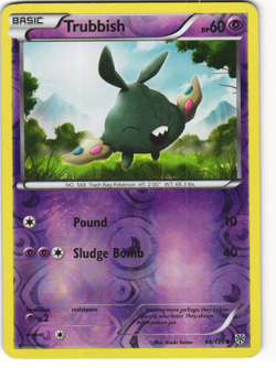Trubbish Reverse Holo Pokemon TCG Plasma Storm 64/135 HP - Image 1