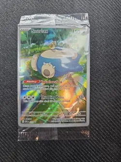 Pokemon TCG Snorlax SVP 051 Scarlet & Violet Black Star Promo Sealed - Image 1