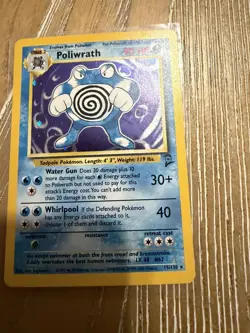 Pokemon Base Set 2 Poliwrath Holo #15/130 NM - Image 1