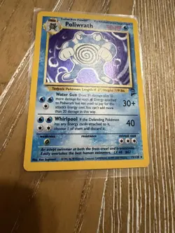 Pokemon Base Set 2 Poliwrath Holo #15/130 NM - Image 3