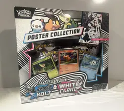 BRAND NEW POKEMON BLACK BOLT & WHITE FLARE POSTER COLLECTION - FACTORY SEALED - Image 5
