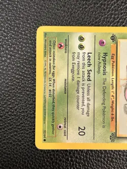 Pokemon Jungle Set 1st Edition Regular Finish Exeggcute 52/64 - Pokemon - Image 3