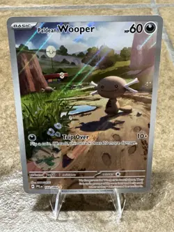 Paldean Wooper Holo Illustration Rare 102/094 Pokemon TCG PFL NM - Image 2