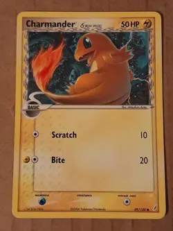 Pokemon Charmander 49/100 Crystal Guardians NM-MT See Pictures - Image 1
