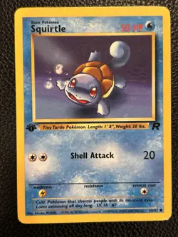 Squirtle 68/82 Team Rocket 1st Edition Pokemon TCG - Image 1
