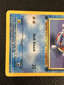 Squirtle 68/82 Team Rocket 1st Edition Pokemon TCG - Image 3