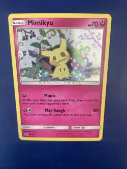 Mimikyu SM163 Holo Black Star Promo Pokemon 2019 Sun & Moon LP+ Factory Fresh - Image 2