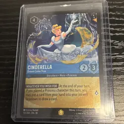 Disney Lorcana Cinderella - Dream Come True 155/204 Cold Foil - Image 1