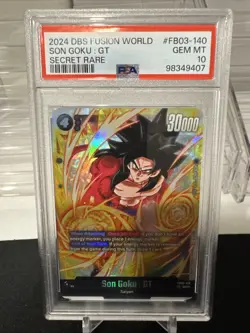 2024 Dragon Ball Super Card Game #FB03-140 Son Goku: GT Secret Rare PSA 10 - Image 1