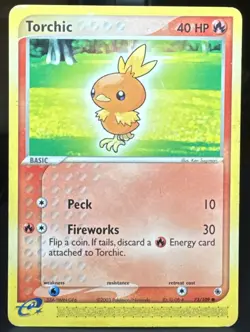 Pokemon Pokemon TCG Torchic 73/109 Ruby and Sapphire English E-Reader Card - Image 1